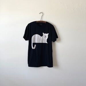 LFOP Chicago Screenprint Soft Cotton Black Crew Neck T-shirt